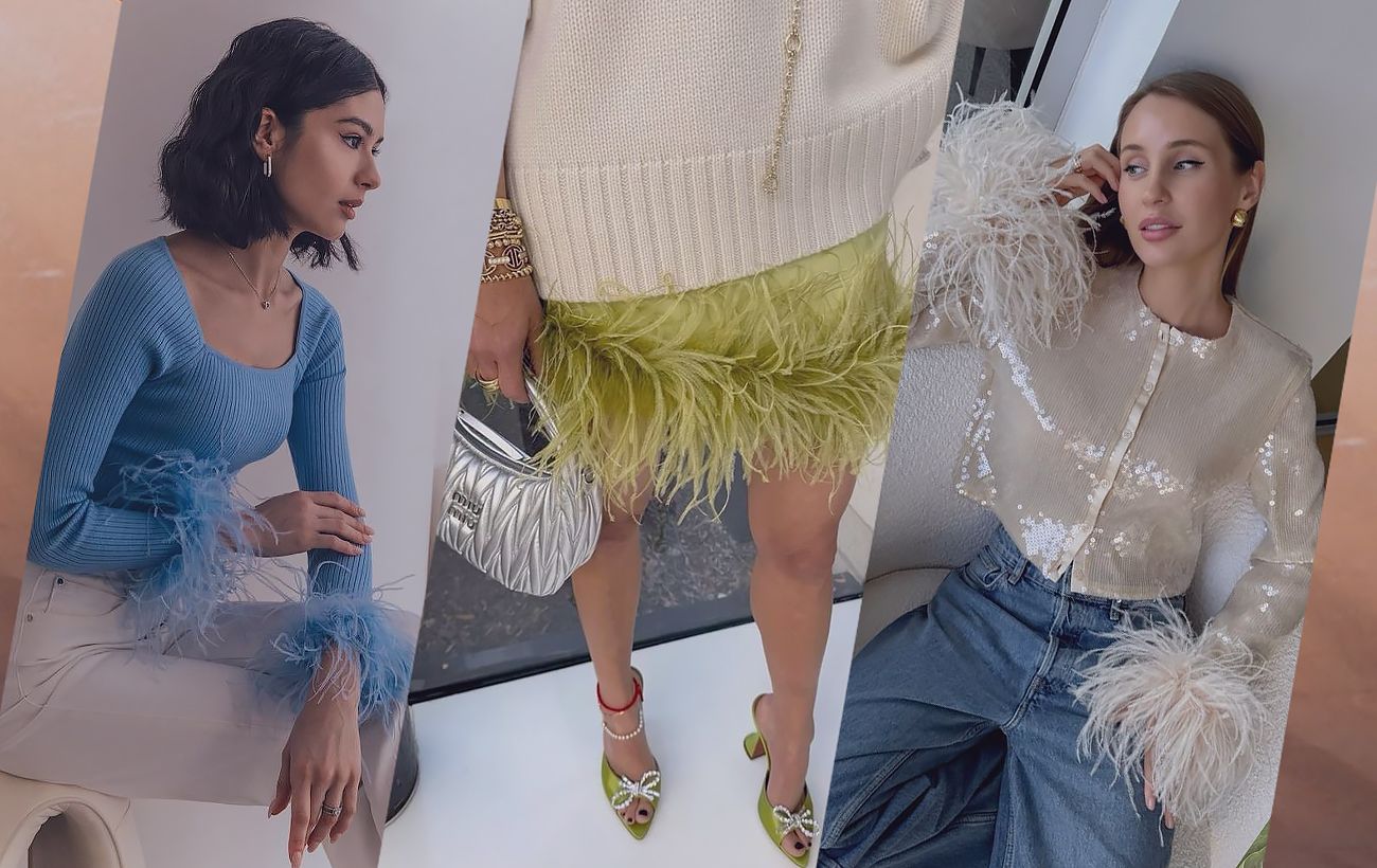 Пір’я – головний тренд весни 2026 року в моді