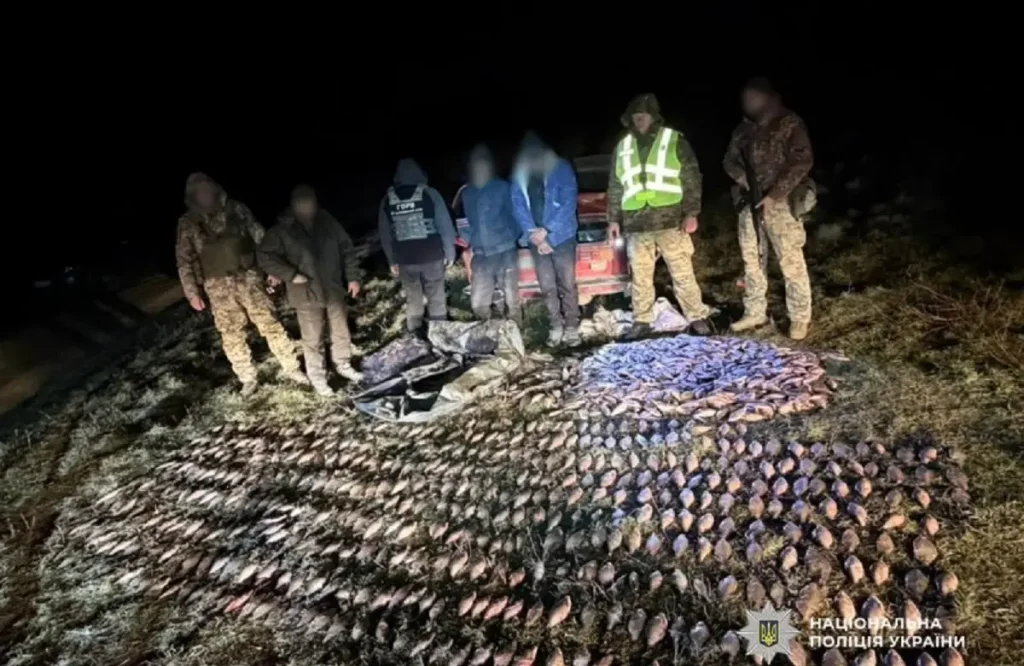 Під Ізмаїлом затримали браконьєрів з уловом на мільйони
