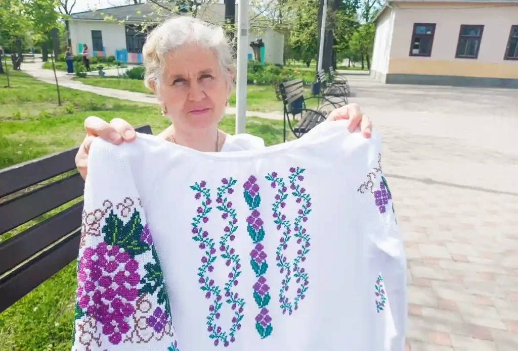 Євгенія Барган і молдавська вишиванка на Одещині